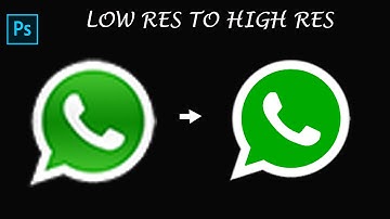 Convert Low-Res Graphic to High-Res in Photoshop