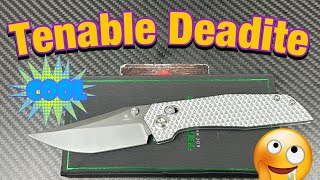 Tenable Deadite cross bar lock knife  / TuffKnives Design 😱