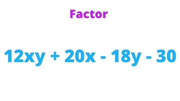 how do you factor polynomials by grouping - GCF and 4 terms