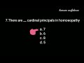 Organon MCQs #homoeopathy