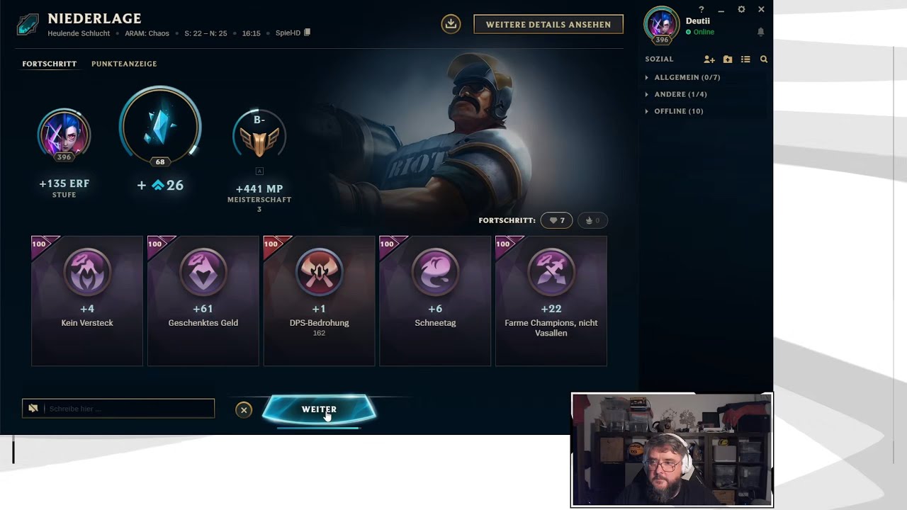 League of Legends | ARAM: CHAOS | Graves | B- | 15.12.2025 | 6