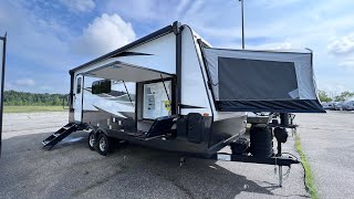 2024 Forest River Flagstaff Shamrock Hybrid 235s HUGE outside Kitchen