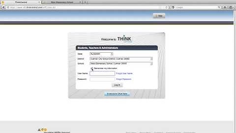 ThinkCentral Parent Login