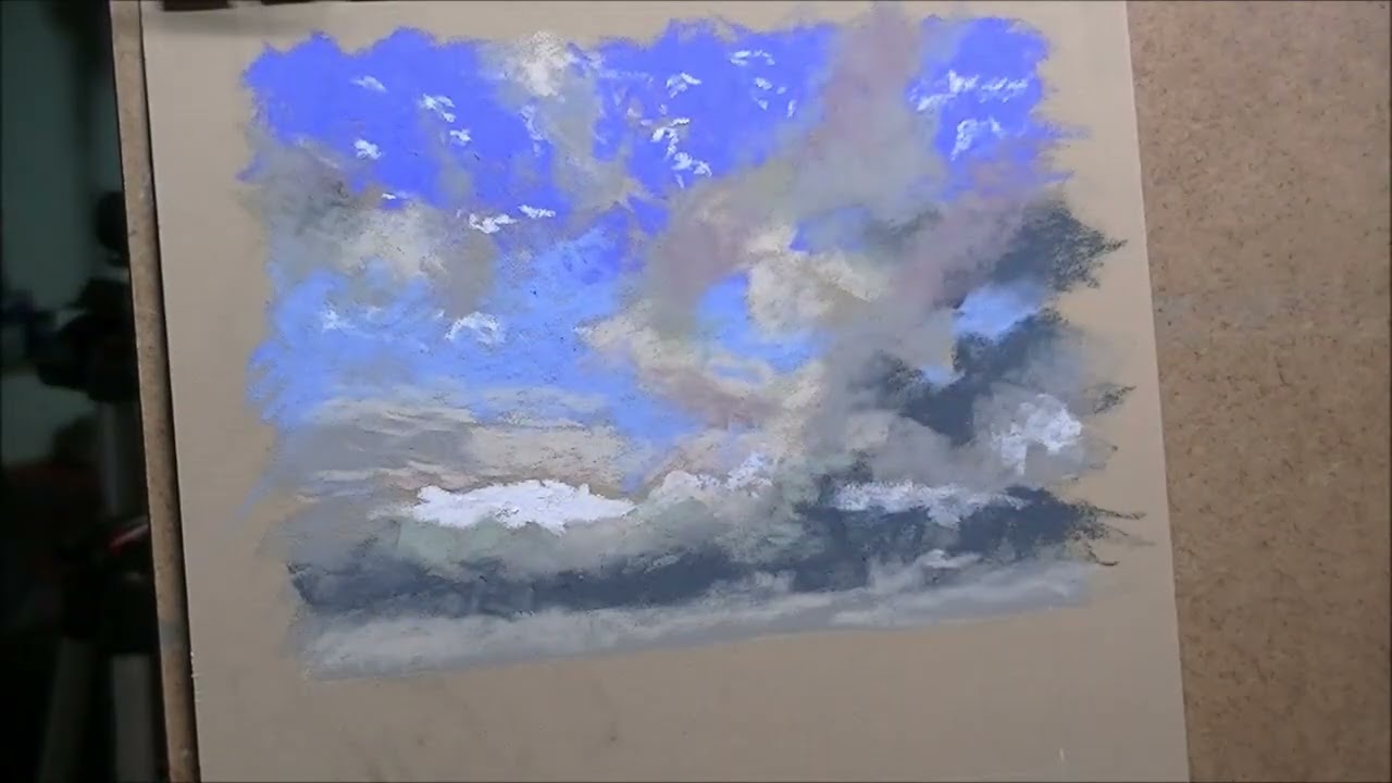 ⁣Pastels secs  -  Bord de mer