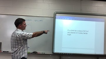 Cylinder volume: working backwards