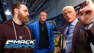 Cody Rhodes Confronts Sami Zayn Backstage On Wwe Smackdown