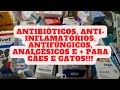 Antibióticos, anti-inflamatórios, antifúngicos e mais para cães e gatos! Os mais usados!! Parte 3!