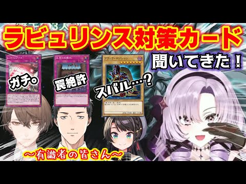 何か一人怪しいのが居るがラビュリンス対策カードをにじさんじホロライブの有識者に聞いてデッキを強化するサロメ嬢と幻想遊戯【壱百満天原サロメ/にじさんじ/切り抜き/遊戯王マスターデュエル】