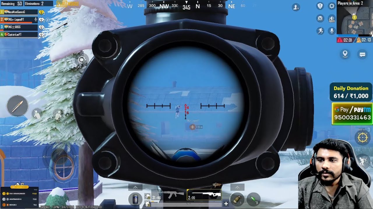 Flying la AWM Headshot & Pownin வச்சு Last Zone Heal  Battle😂🔥