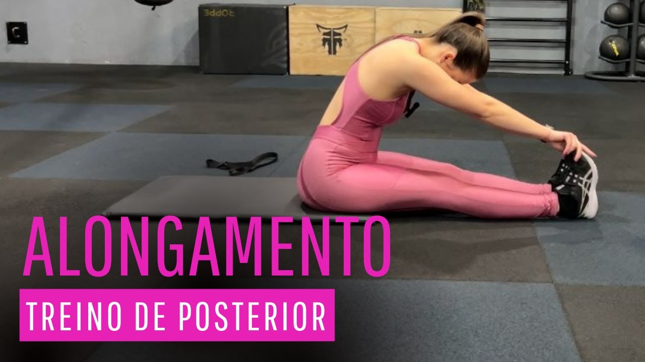 Alongamento para fazer antes do treino de posterior - YouTube