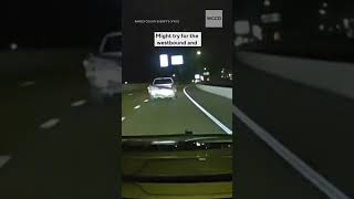 Dashcam shows 18-mile pursuit of pickup truck driver that ends in ditch