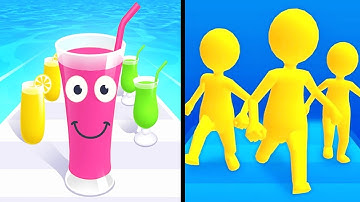 juice run 🆚 join clash 3d gameplay || join clash 3d 🆚 juice run gameplay ||  