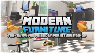 Best FURNITURE MOD For Minecraft PE 1.21+ (100% WORKING) screenshot 5
