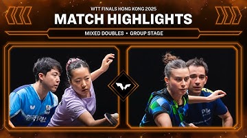 Lim/Shin vs Calderano/Takahashi | XD Groups | #WTTHongKong 2025