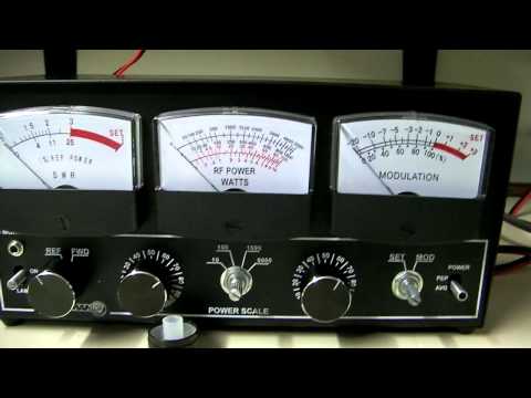 Workman P5000 SWR Watt Modulation Meter Overview - YouTube