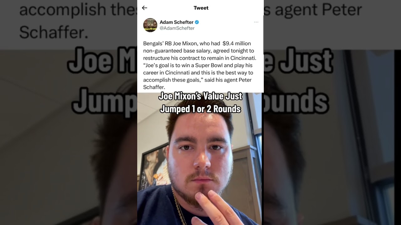 Joe Mixon - Fantasy Football Draft