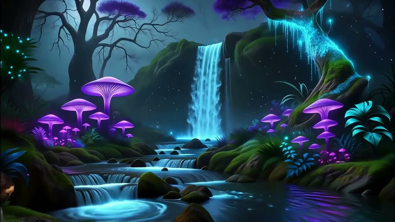 🎧 Peaceful Waterfall Focus Ambience 💧 Nature Sounds for Study, Work & Deep Concentration