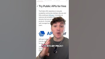 Thousands of FREE APIs for every category you can think of  #apis #ai #aitips