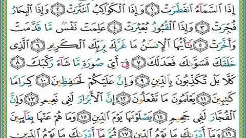 سورة الانفطار مكررة 7 مرات ماهر المعيقلي Maher Almaikulai- Al Iftar.mp4