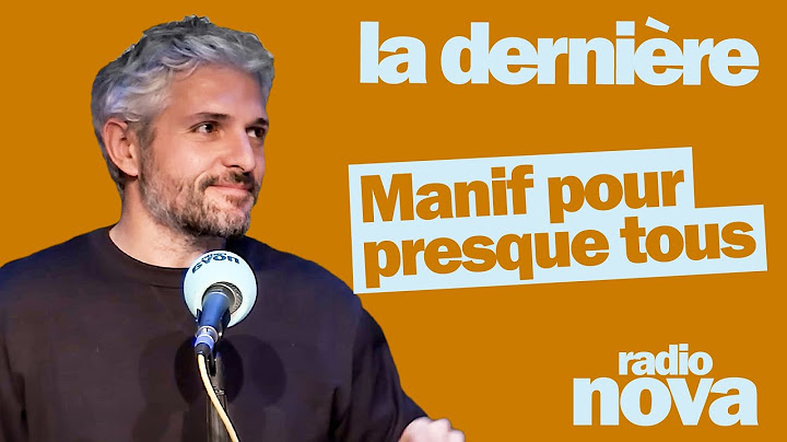 Manif pour presque tous - La chronique de Pierre-Emmanuel Barré dans "La dernière"