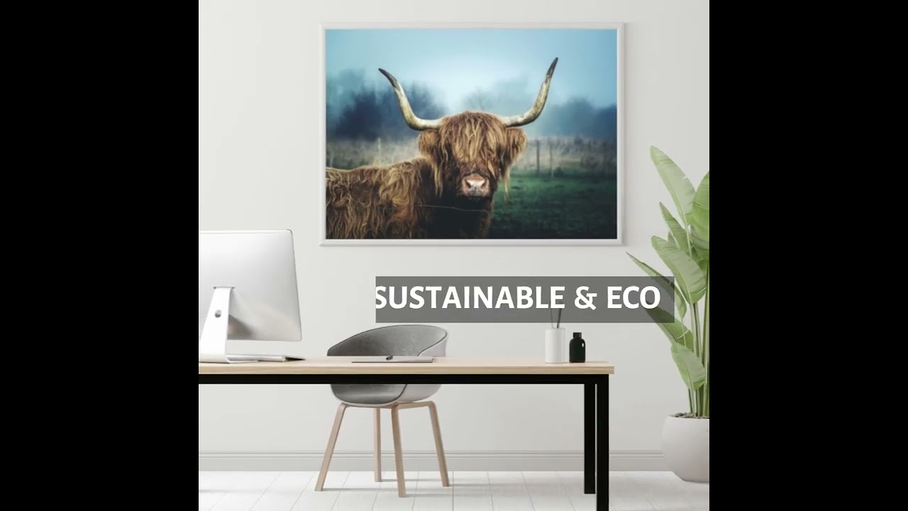 Highland Cow Museum Quality Poster