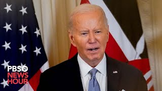 Watch: 'We Don't Recognize Their Jurisdiction,' Biden Says Of International Criminal Court