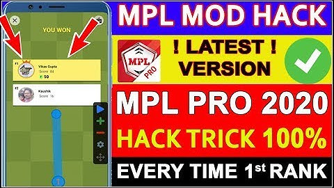 MPL Pro New Game H@ck | MPL Pro Latest Mod Apk | MPL Pro All Game H@ck || MPL Auto Win Trick 2020