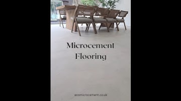Microcement Floor for a seamless, aesthetic look #microcement #microcementflooring  #seamlessdesign