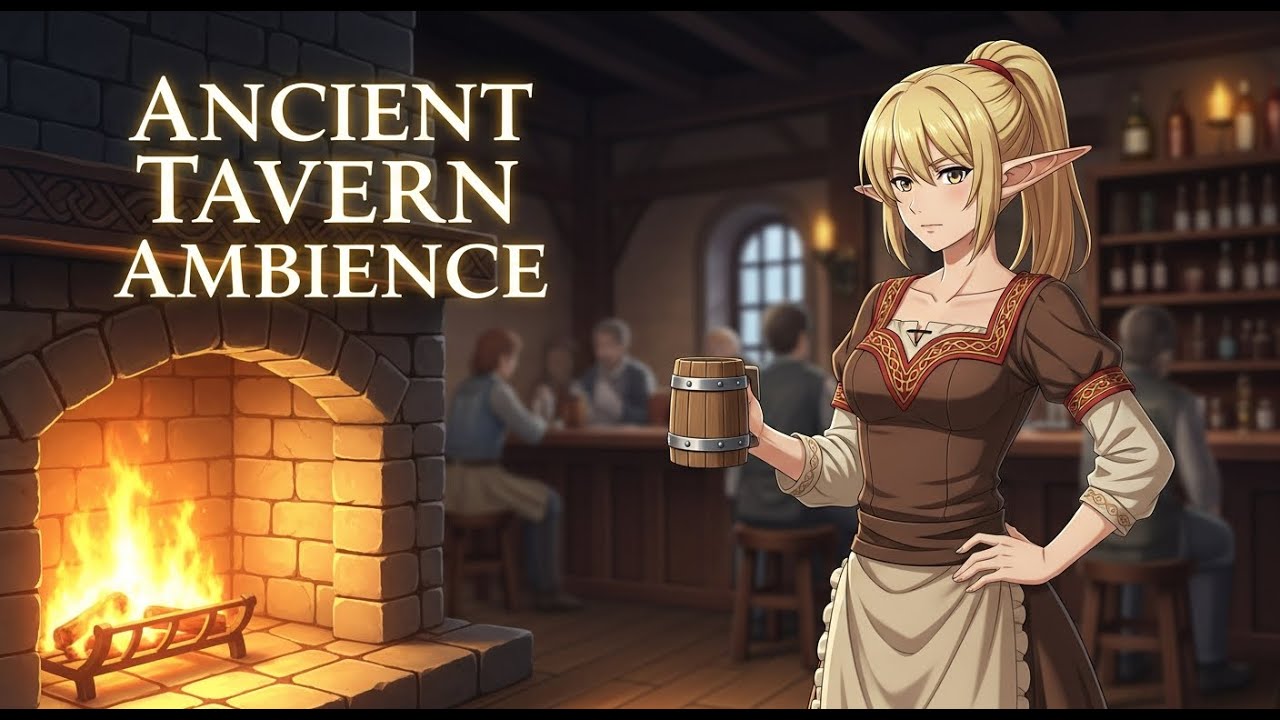 Ancient Tavern Ambience - Peaceful Celtic Music for Focus, Sleep, and Calm Mind