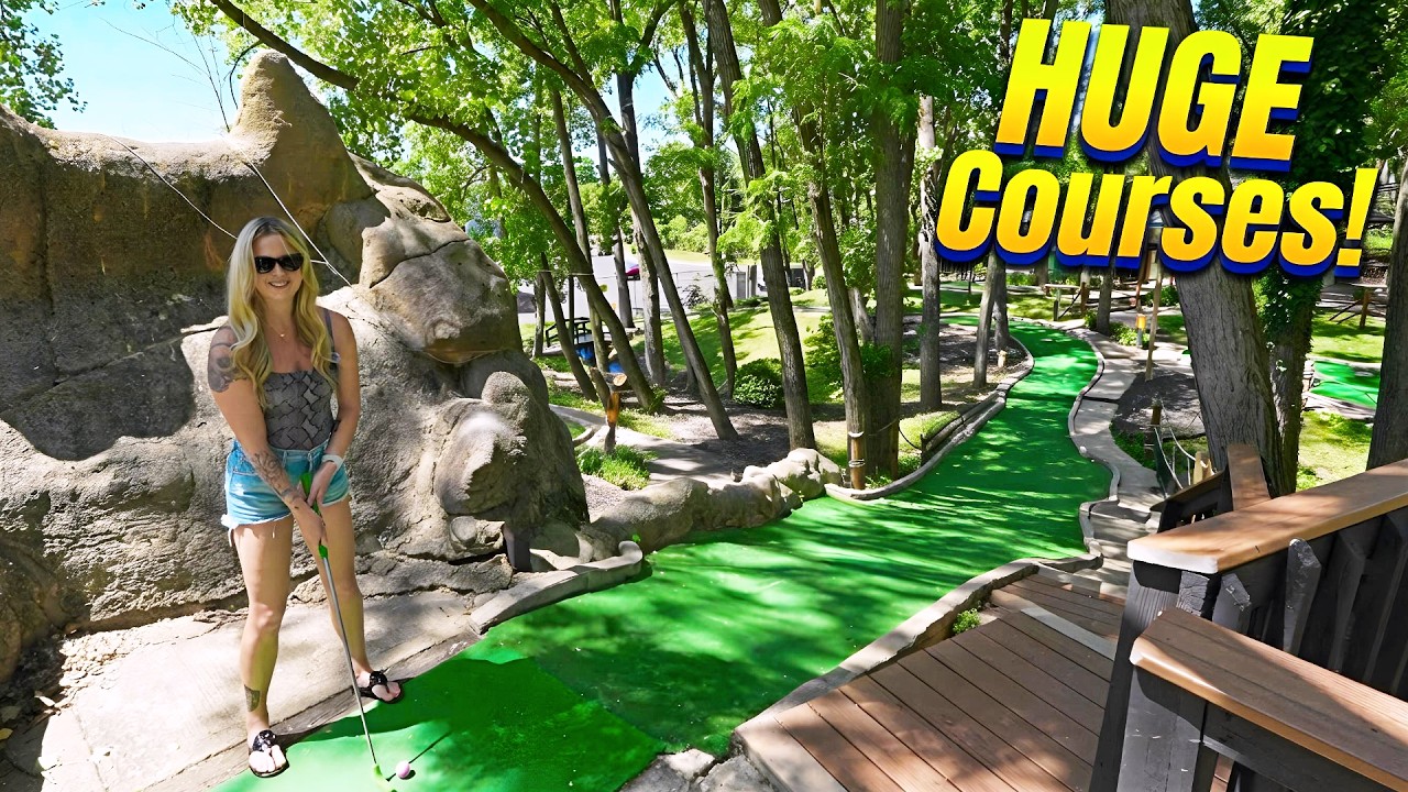 This Mega Mini Golf Match Did Not Go As Expected!