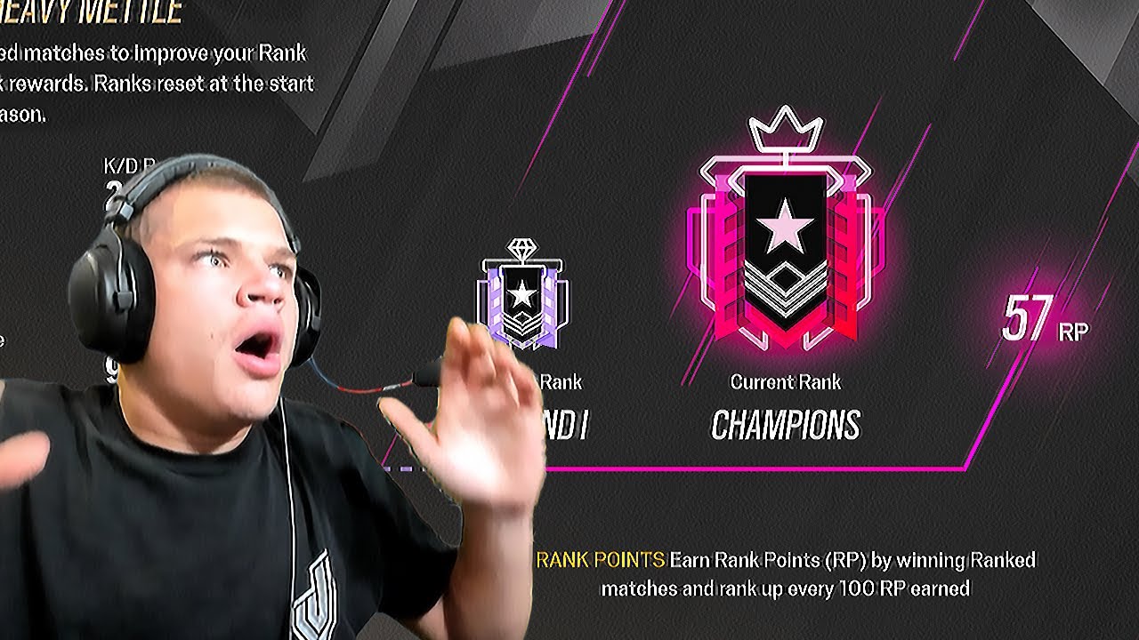 Playing Ranked Until I Get Champion Again... (Rainbow Six Siege) - YouTube