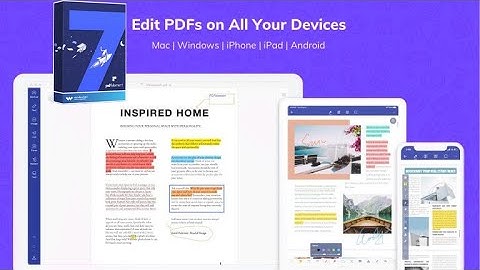 A Complete PDF Editing Software - PDFelement 7 - for Mac & Windows Best PDF editor