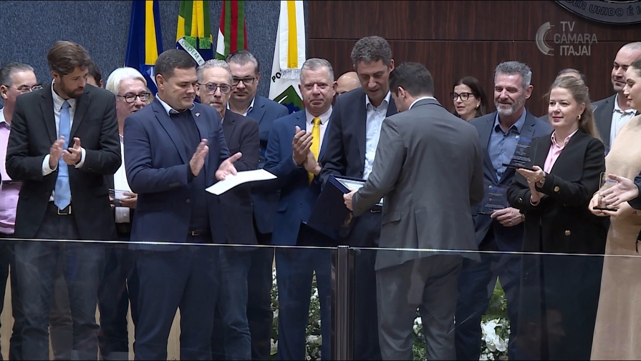 Sessão Solene homenageia entidade empresarial nas comemorações dos 166 anos de Itajaí
