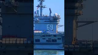 USS Dwight D Eisenhower (CVN- 69) #Westinghouse A4W #nuclear #reactors, Lgth 1,092' Hght: 244'