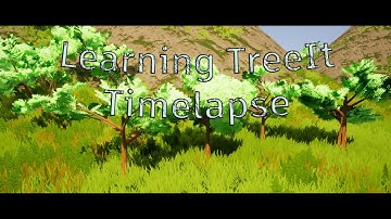 Learning TreeIt and Integration into Unreal 5 // Timelapse
