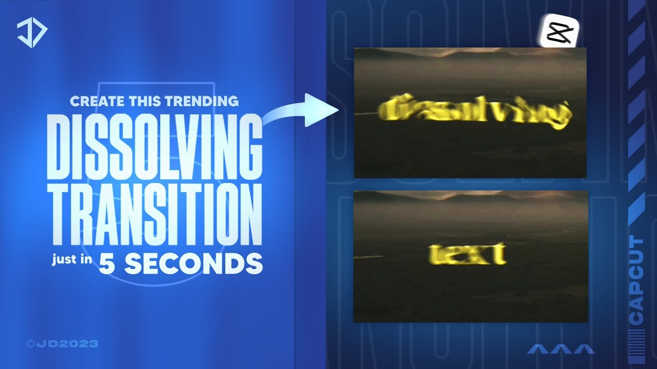 Dissolving Video Create this #trending DISSOLVING text & video transition just in 5 ...