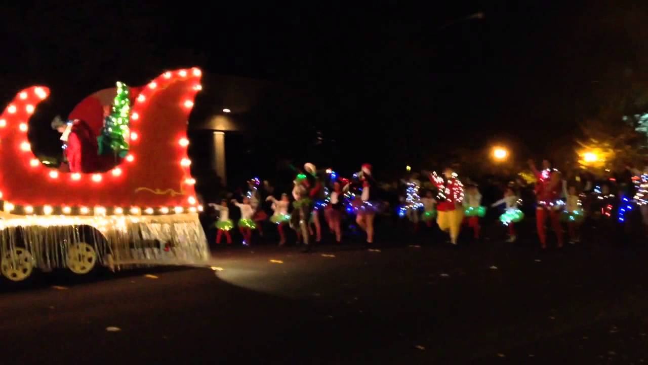 Megan dancing in Modesto Christmas Parade YouTube