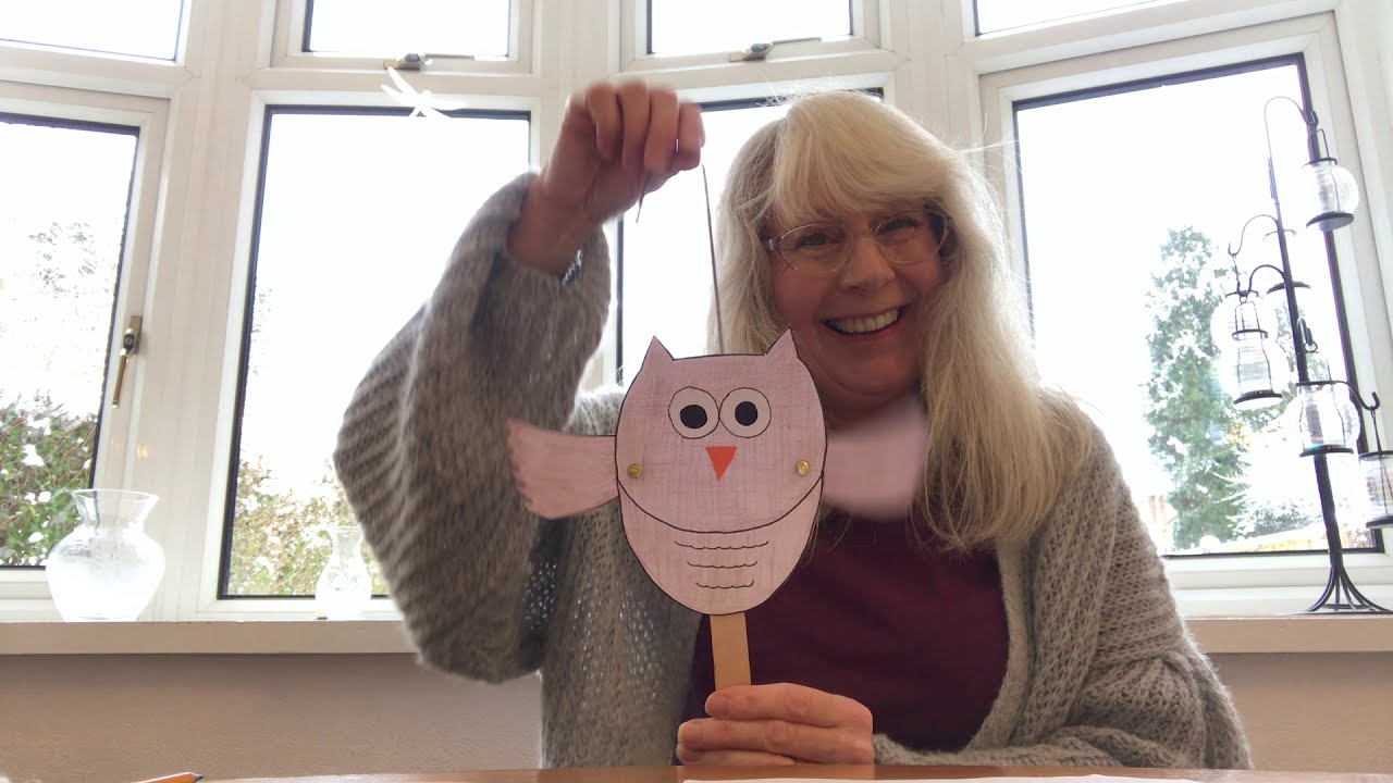 Solihull Libraries Make & Create Owl Puppet 26th February 2021