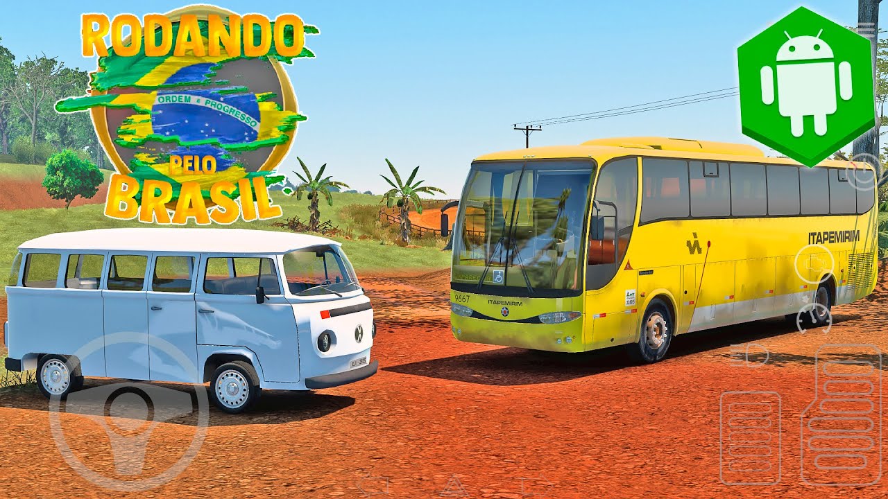 SAIU! Novo Jogo de Ônibus Brasileiros Realista para Android - Bus Sim  Brasil (DOWNLOAD) 