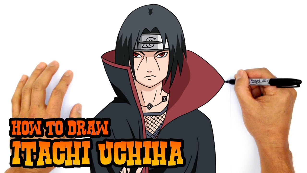 How To Draw Uchiha Itachi Easy - how to draw