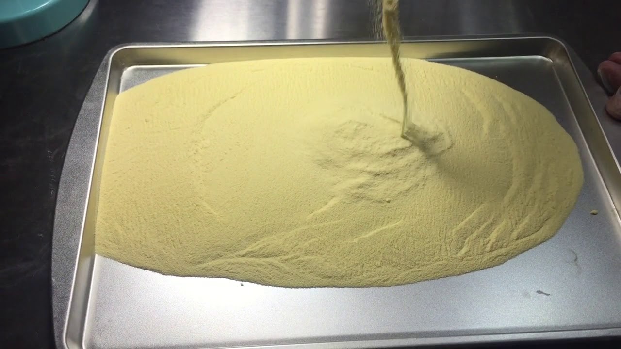 Cannabis Crude Conversion into Volunteer Botanicals Flowable Powder