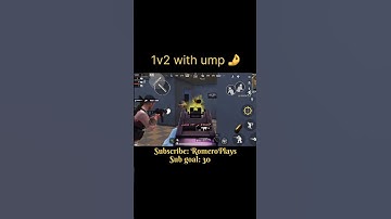 1v2 with ump #bgmi #bgmishorts #trending #viral #viralshorts #clutch #t1 #esports