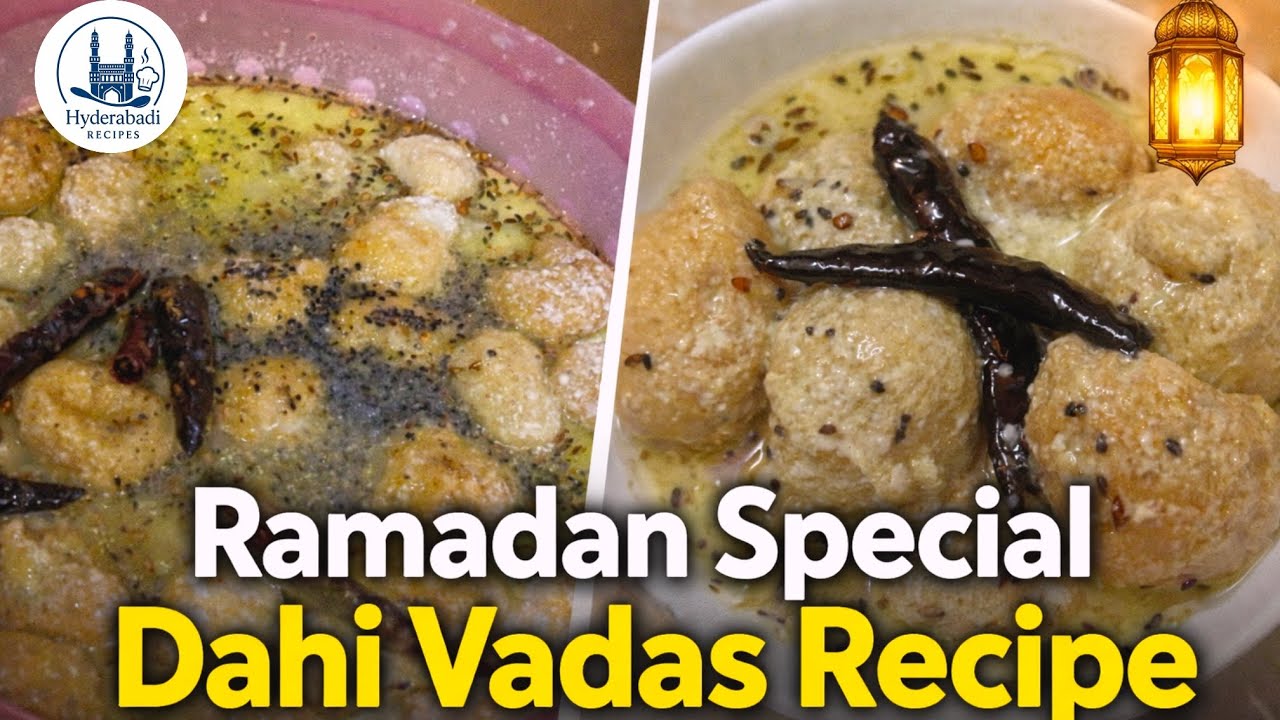 Dahi Vada recipe / dahi bade recipe #hyderbadiiftraspecial  #hyderabadicuisine #ramadanspecial #fyp 