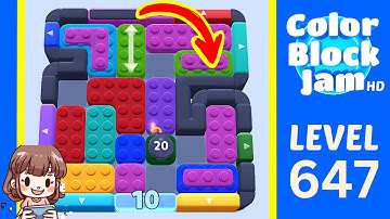 Color Block Jam Level 647 Solution Walkthrough