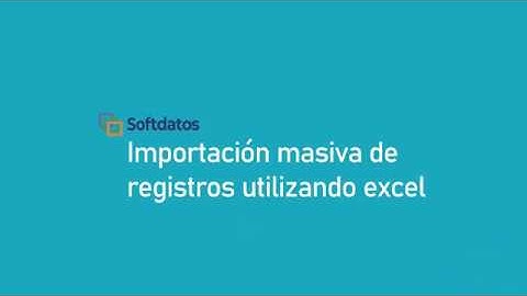 Importación masiva de registros utilizando Excel
