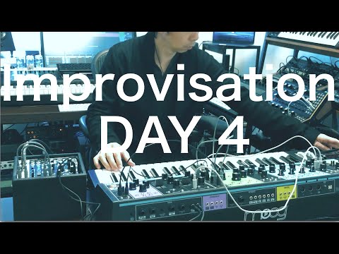 Moog Matriarch, Mother-32 and Morphagene | Improvisation Day 4