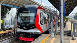 Kumpulan Kereta Api KRL Commuter Line di Stasiun Kemayoran! CRRC CLI-125, JR 205, CC 206!