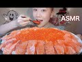 ASMR いくらサーモン丼 Salmon roe and salmon bowl 연어 알과 연어 덮밥【咀嚼音/Mukbang/Eating Sounds】
