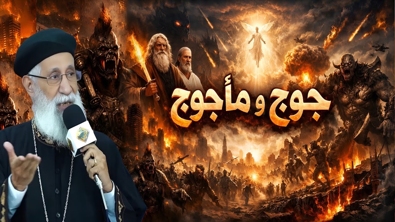 جوج وماجوج وظهور إيليا و أخنوخ قبل النهاية؟الحقيقة الكاملة عن نهاية العالم شرح مع أبونا أرميا بولس