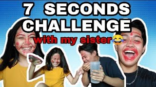 7SECONDS CHALLENGE! | LAPTRIP to mga bes!😂 | With my sister |  RAVEN VLOG #3